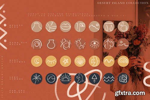 Desert Island Modern Boho Collection KKGCSDB Desert Island Modern Boho Collection KKGCSDB