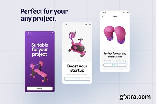 Gym Fitness 3D Icon Pack 7FFGTLH Gym Fitness 3D Icon Pack 7FFGTLH