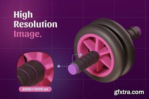 Gym Fitness 3D Icon Pack 7FFGTLH Gym Fitness 3D Icon Pack 7FFGTLH