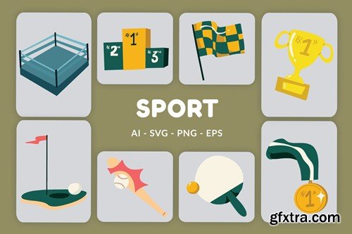 Sport Vector Illustration v.6 59ABR3B Sport Vector Illustration v.6 59ABR3B