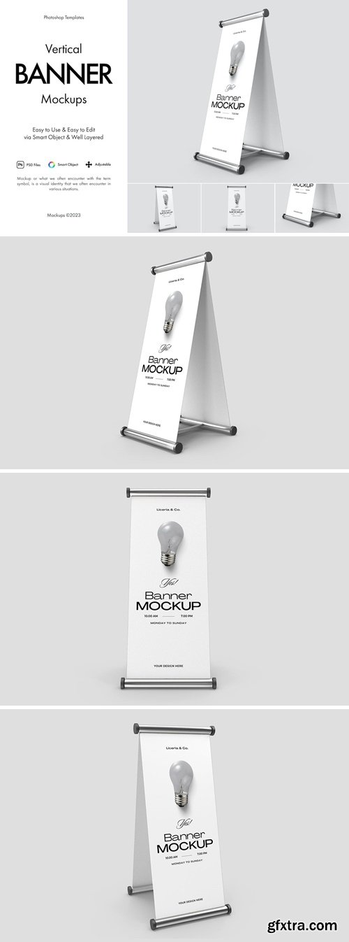 Vertical Banner Mockup 7MKLL2L