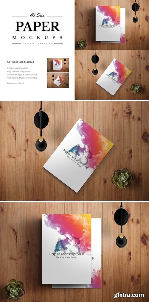 A3 Paper Mockup ZGXHVCW