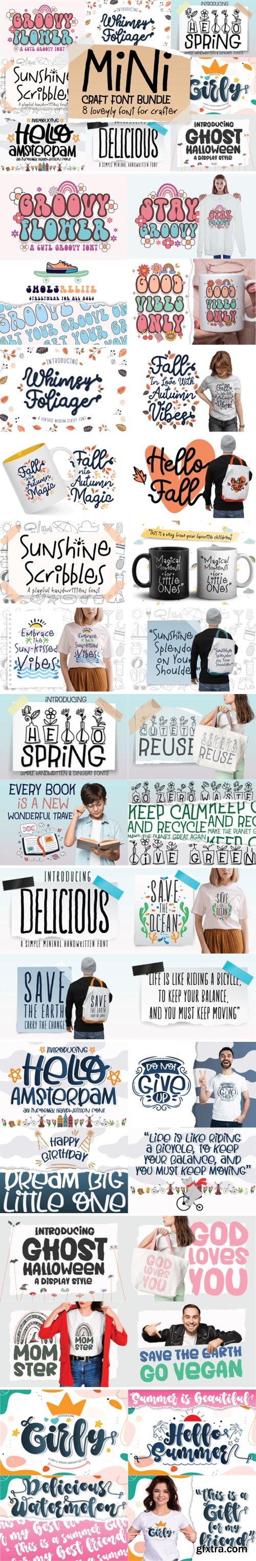 Mini Craft Bundle Font 77645729