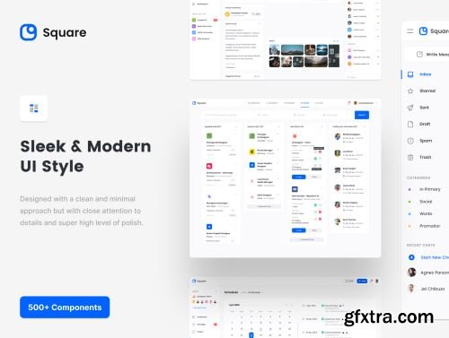 Square Dashboard HTML Ui8.net