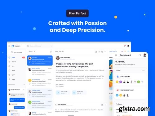 Square Dashboard HTML Ui8.net