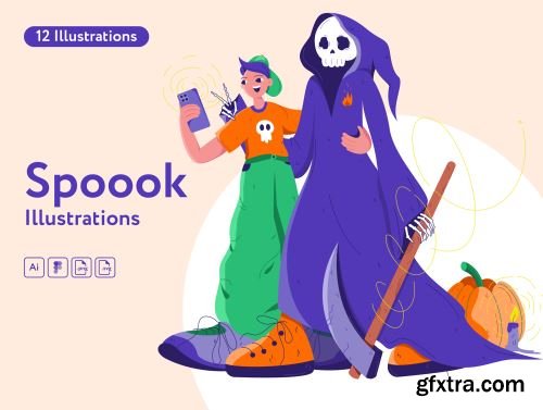 Spoook Illustrations Ui8.net
