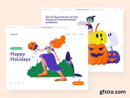 Spoook Illustrations Ui8.net