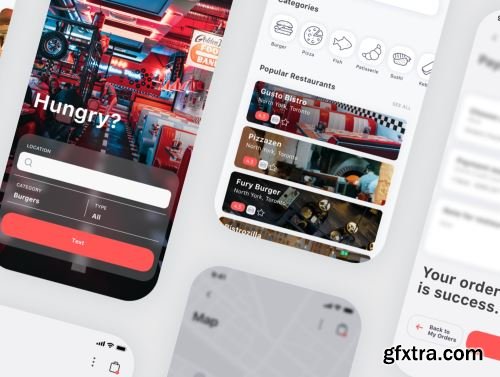 Spes Food Delivery App UI Kit Ui8.net