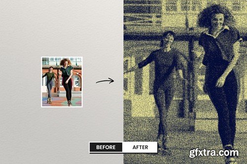 Retro Magazine Halftone Effect for Square, Poster Y27LUG4 Retro Magazine Halftone Effect for Square, Poster Y27LUG4