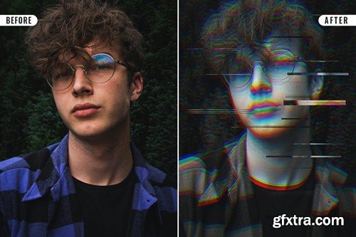 Glitch Photo Effect 66D3WMR
