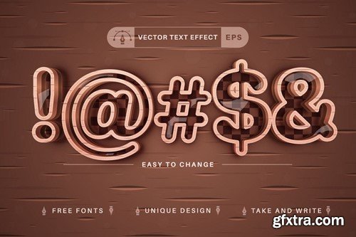 Stroke Chess - Editable Text Effect, Font Style F56Q97T