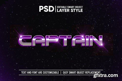 Captain Text Effect 3SZMFT8 Captain Text Effect 3SZMFT8