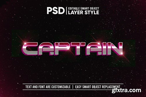 Captain Text Effect 3SZMFT8 Captain Text Effect 3SZMFT8