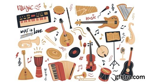 60 Music Items Set 63HLEGW 60 Music Items Set 63HLEGW