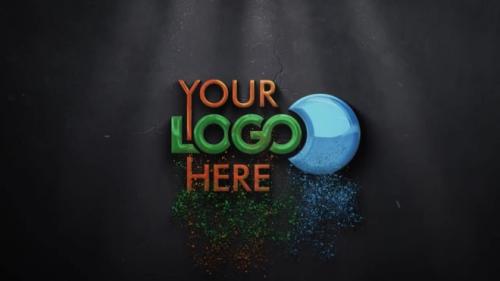 MotionArray - Impact Particle Logo Reveal - particle