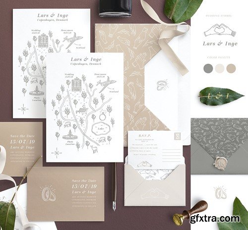 Wedding Map Creator Watercolor Vector ECXGKFB Wedding Map Creator Watercolor Vector ECXGKFB