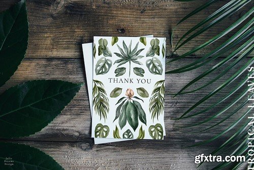 Tropical Leaves Plants Watercolor Floral EP8QYLA Tropical Leaves Plants Watercolor Floral EP8QYLA