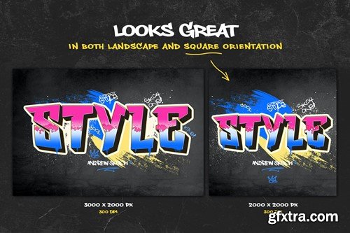 Graffiti Text Effect QL95B6N Graffiti Text Effect QL95B6N