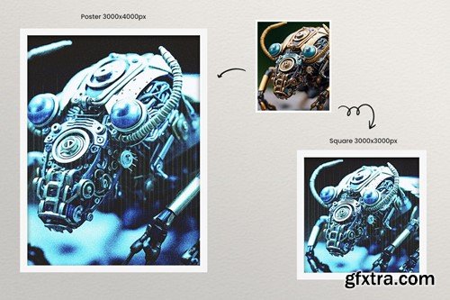 Hologram Photo Effect for Square and Poster 42UFNVS Hologram Photo Effect for Square and Poster 42UFNVS