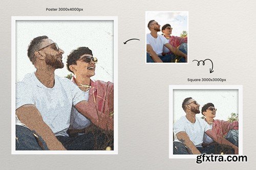 Vintage Grain Pastels Photo Effect Square, Poster HJ5UFHT Vintage Grain Pastels Photo Effect Square, Poster HJ5UFHT