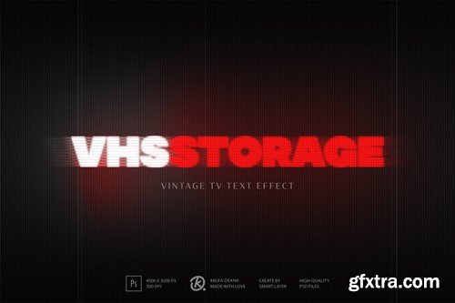 Vintage TV Text Effect 4S6AST8 Vintage TV Text Effect 4S6AST8