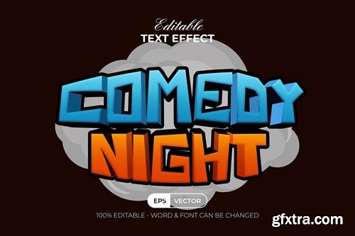 Comedy Night Text Effect Comic Style 83RQ7QG Comedy Night Text Effect Comic Style 83RQ7QG