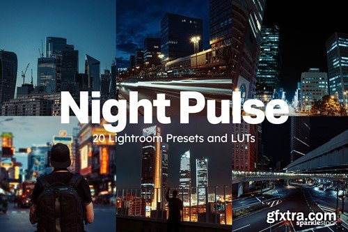 20 Night Pulse LUTs & Lightroom Presets UTL62AD 20 Night Pulse LUTs & Lightroom Presets UTL62AD