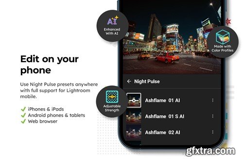 20 Night Pulse LUTs & Lightroom Presets UTL62AD 20 Night Pulse LUTs & Lightroom Presets UTL62AD
