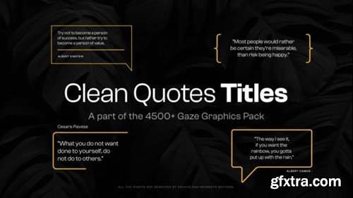 Videohive Clean Quotes Text Titles II 47661295 Videohive Clean Quotes Text Titles II 47661295