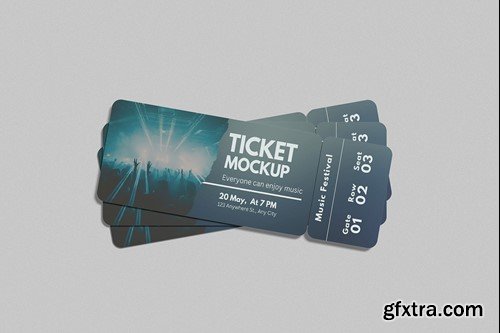 Ticket Mockup EDQKW26 Ticket Mockup EDQKW26
