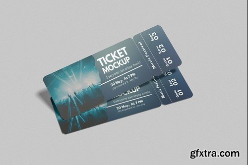 Ticket Mockup EDQKW26 Ticket Mockup EDQKW26