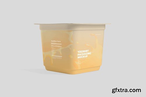 Yoghurt Packaging Mockup QLFXUDL Yoghurt Packaging Mockup QLFXUDL