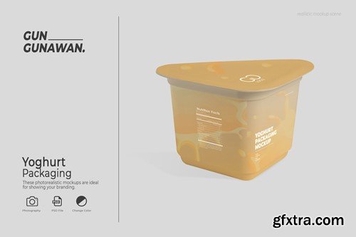 Yoghurt Packaging Mockup QLFXUDL Yoghurt Packaging Mockup QLFXUDL