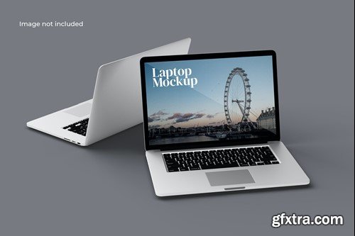 Minimalist Laptop Mockup XJJY7B3 Minimalist Laptop Mockup XJJY7B3