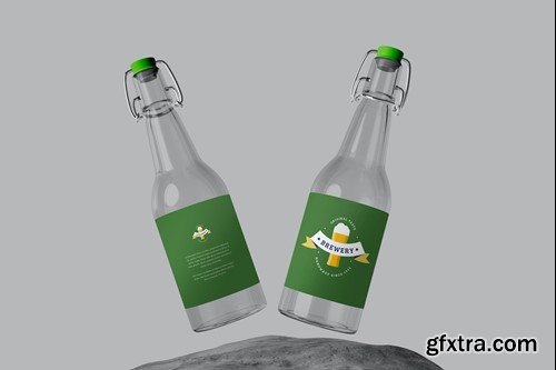 Glass Bottle Mockup 3EFXHZS Glass Bottle Mockup 3EFXHZS