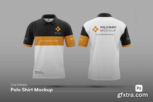 Polo Shirt Mockup 8P79X9E Polo Shirt Mockup 8P79X9E