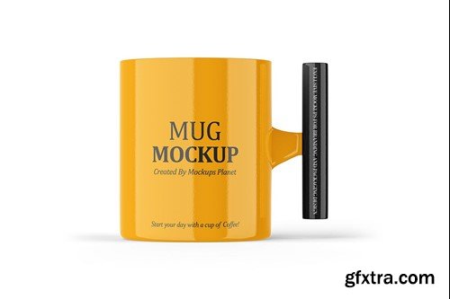 Mug with Wooden Handle Mockups 46U33Y6 Mug with Wooden Handle Mockups 46U33Y6