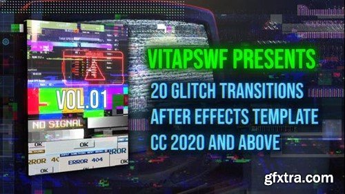 Videohive Glitch Transitions Vol. 01 47707897 Videohive Glitch Transitions Vol. 01 47707897