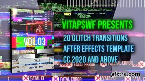 Videohive Glitch Transitions Vol. 03 47707936 Videohive Glitch Transitions Vol. 03 47707936
