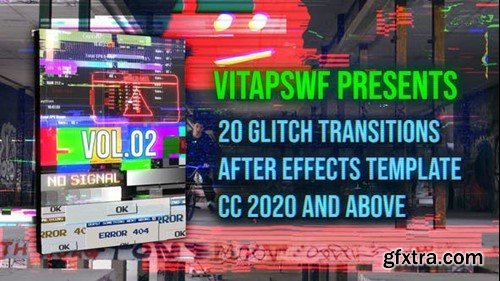 Videohive Glitch Transitions Vol. 02 47707925 Videohive Glitch Transitions Vol. 02 47707925