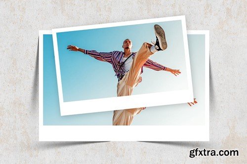 Photo Collage Polaroid Photo Template Mockup HLKSXWN Photo Collage Polaroid Photo Template Mockup HLKSXWN