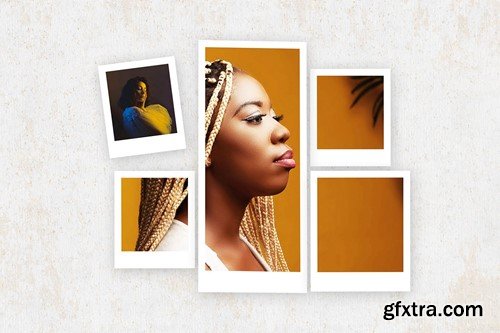 Photo Collage Polaroid Photo Template Mockup HLKSXWN Photo Collage Polaroid Photo Template Mockup HLKSXWN