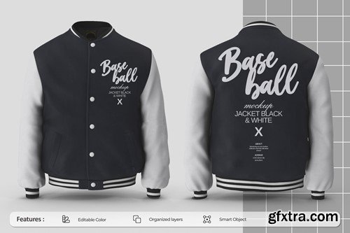 Baseball Bomber Jacket Mockup ZKLPFNZ Baseball Bomber Jacket Mockup ZKLPFNZ