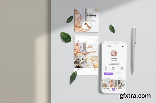 Awesome Social Media Mockup 89SM6BD Awesome Social Media Mockup 89SM6BD