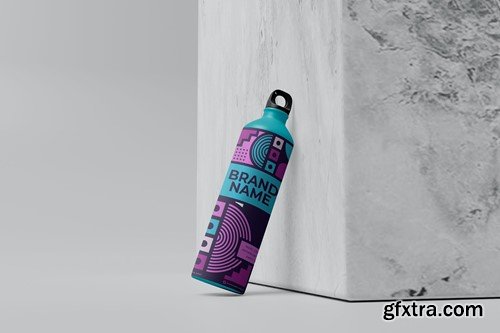 Water Bottle Mockup QCHM7EY Water Bottle Mockup QCHM7EY