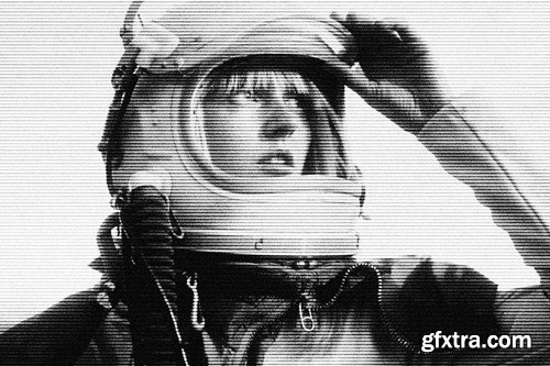 Halftone Printer Poster Photo Effect V9HTHR5 Halftone Printer Poster Photo Effect V9HTHR5