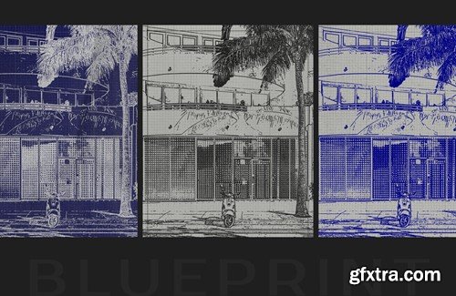 Blueprint Photoshop Effect YJDLR7B