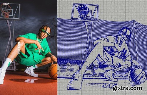 Blueprint Photoshop Effect YJDLR7B