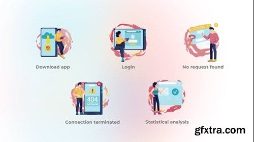 Videohive Сonnection Terminated - Flat Concept Colorful 47721498 Videohive Сonnection Terminated - Flat Concept Colorful 47721498