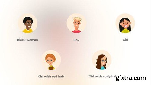 Videohive Different Races - Avatars Concept 47717841 Videohive Different Races - Avatars Concept 47717841